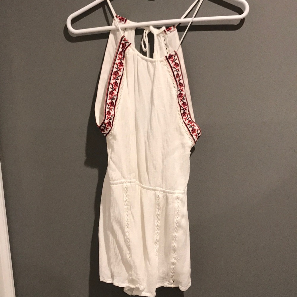 Mini white romper